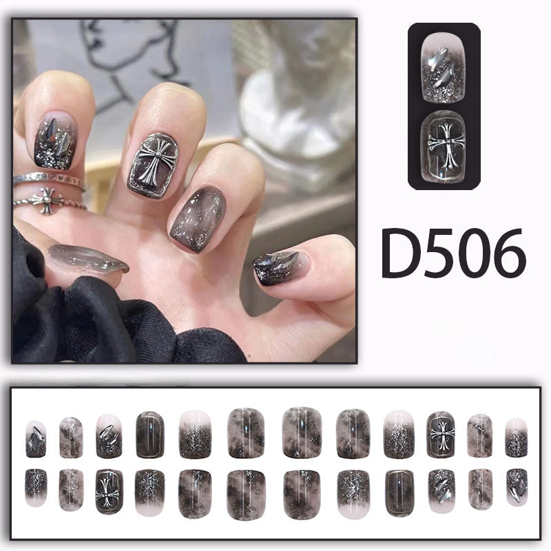 Exquisite Noir | Press-On Nails | Reusable Nails | Nail Art | Manicure | Nail Care | Nail Polish