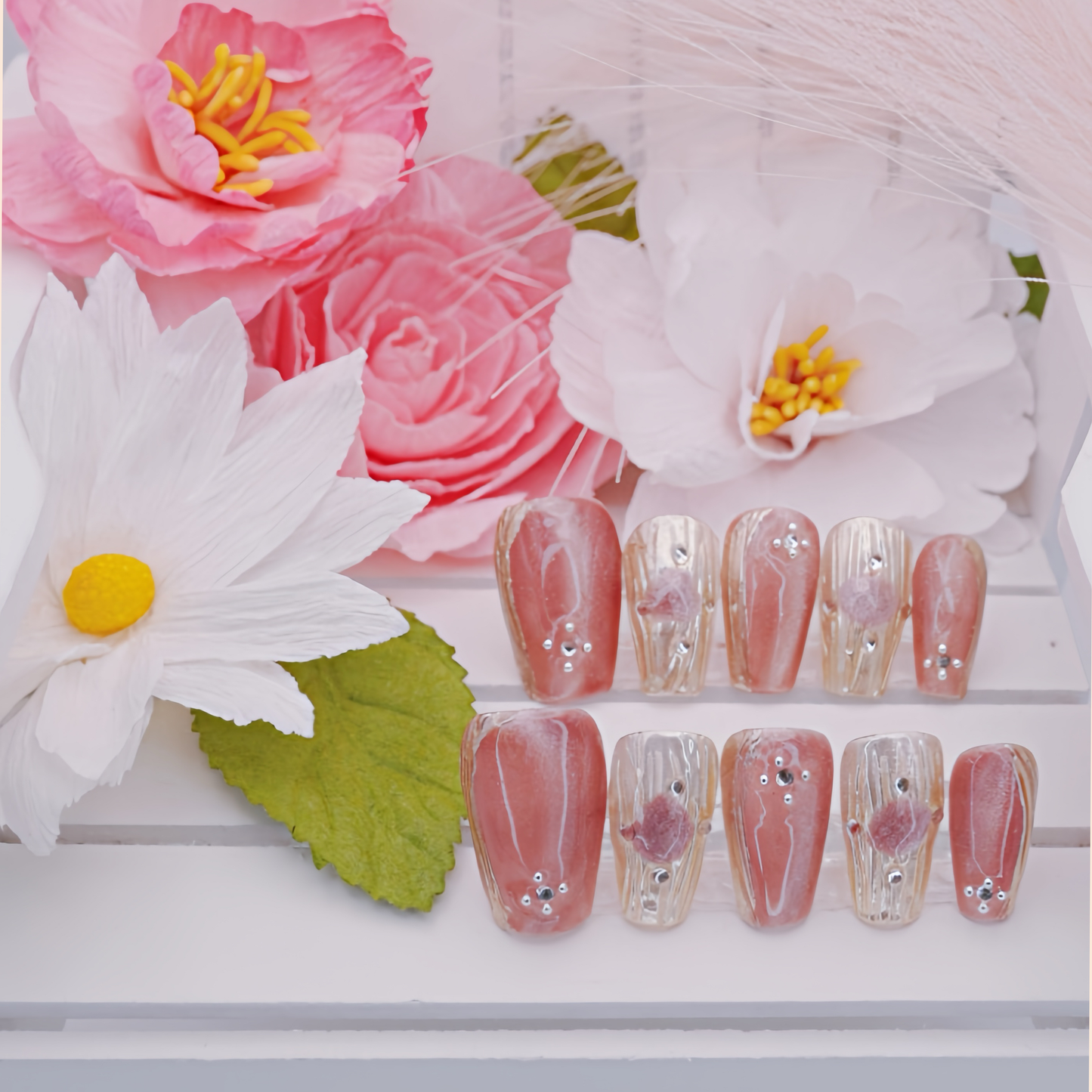 Buccellati | Ballerina Premium Hand Made Press On Nails